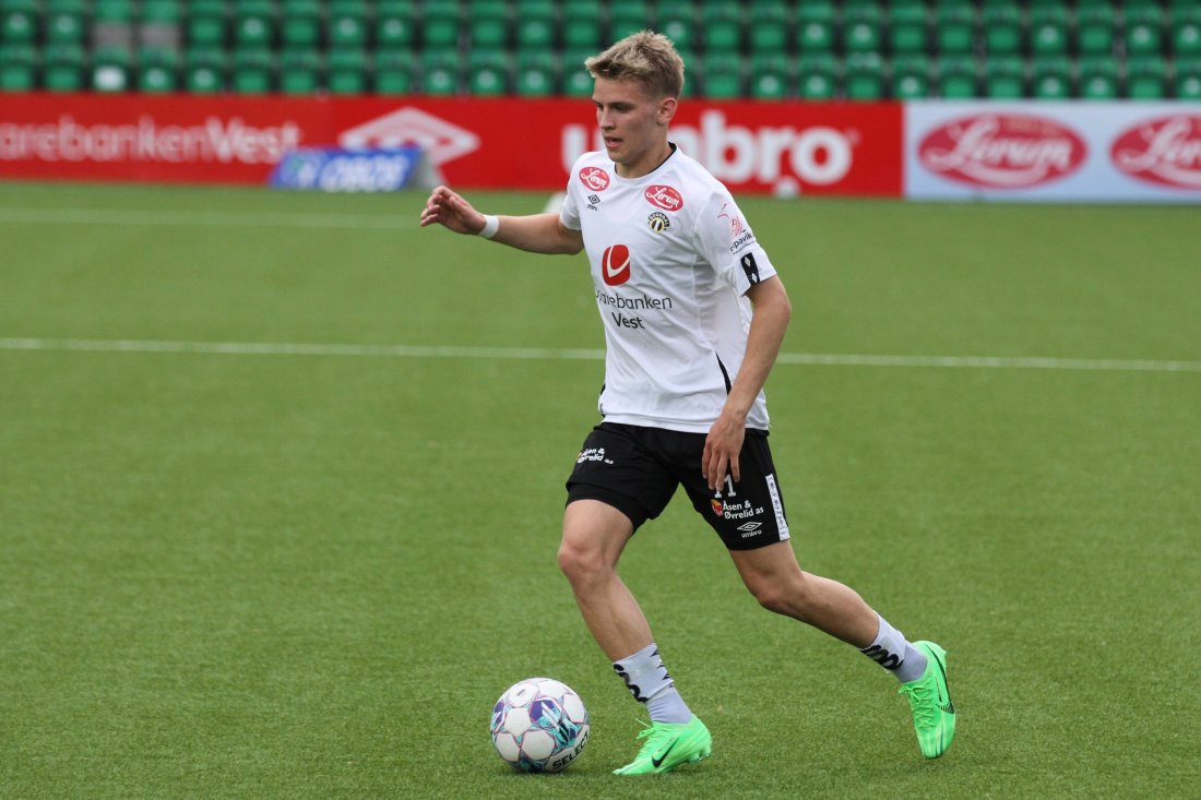 Kristian Kongelf i aksjon for Sogndal 2