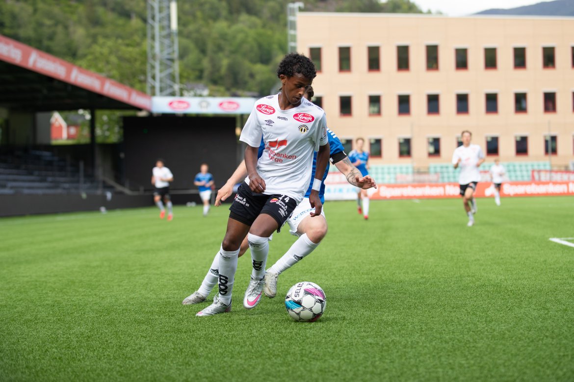 Khadar Ibrahim for Sogndal 2 mot Florø!