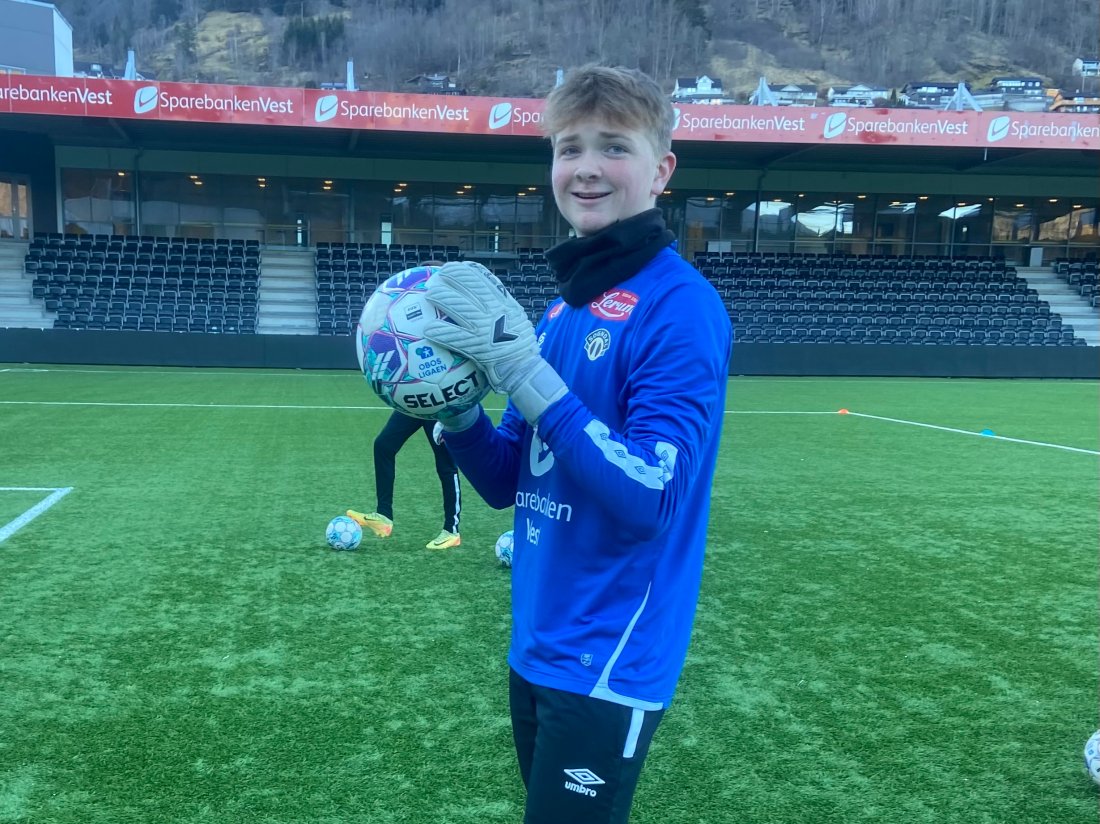 Lars Selle på trening med NG17