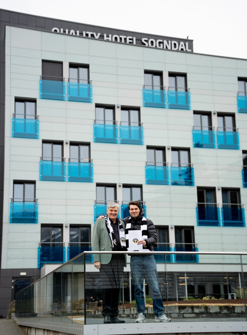 Jørgen Christian Lindstrøm og Kristoffer Bidne.