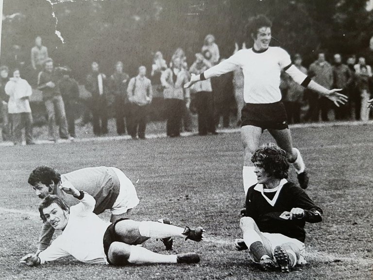 Knut Chr scorar mot Vigrestad 1976