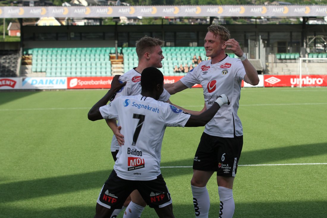Jubel etter scoring mot Raufoss i fjor