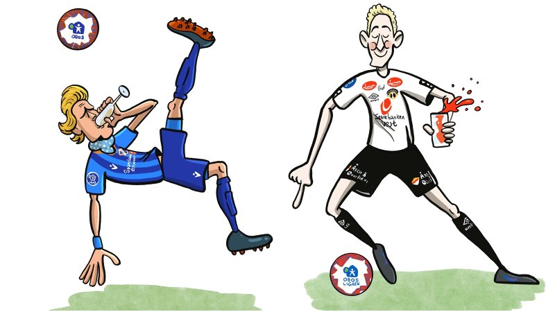 Blir det sjampis eller saft? Me trur på Lerumsaft!